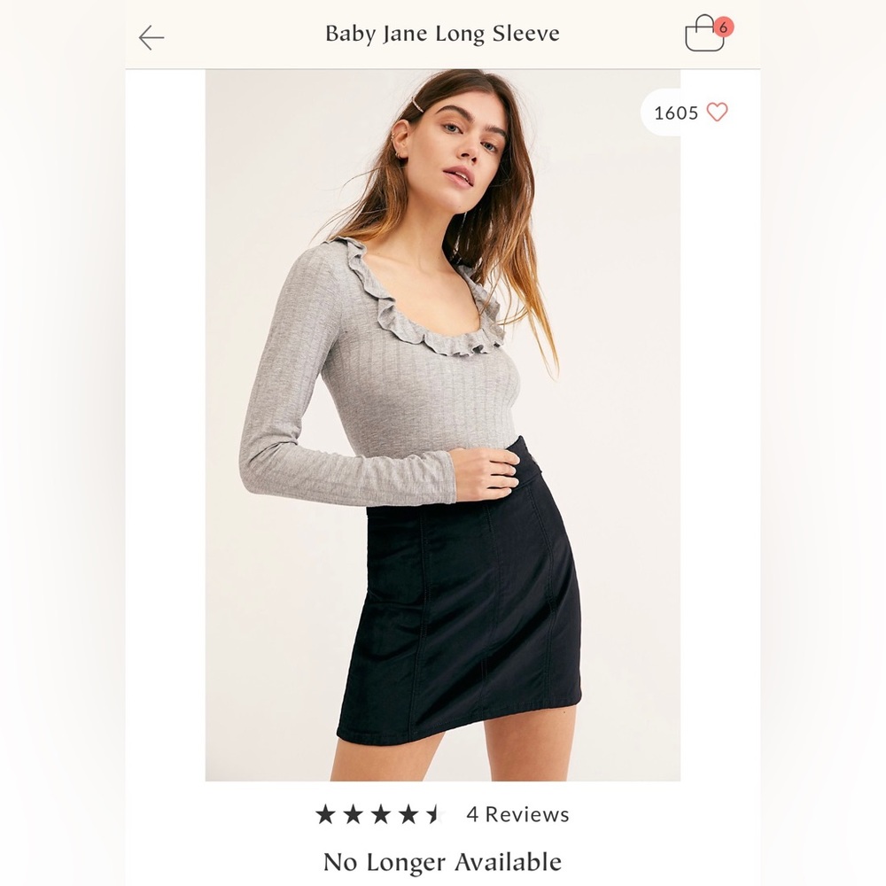 Free People Baby Jane Long Sleeve